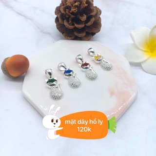 mặt dây chuyền bạc cao cấp đá hồ ly
