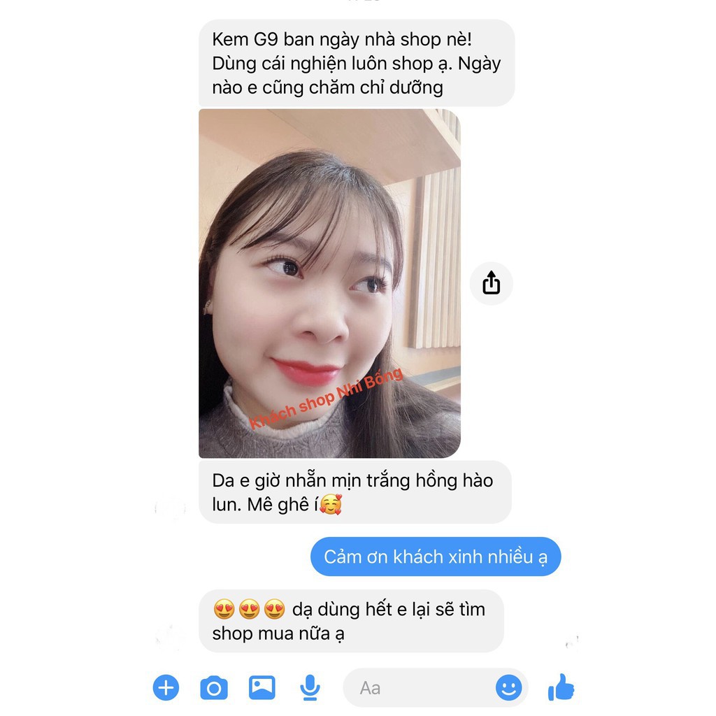 [Hàng Auth] Kem dưỡng trắng da - Kem dưỡng ẩm ban ngày G9-Skin White In Whipping Cream Hàn Quốc 50g | BigBuy360 - bigbuy360.vn