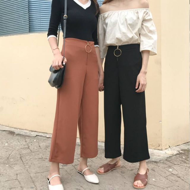 [Có sẵn]Quần cluth dáng lững quần ống rộng ulzzang | BigBuy360 - bigbuy360.vn