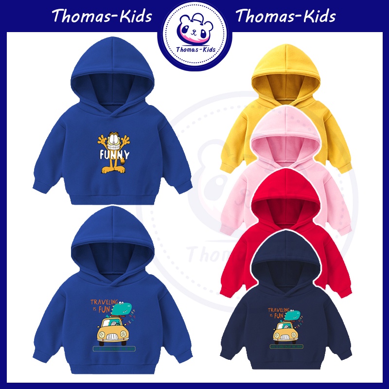 [THOMAS Kids] 2022 Áo Khoác Có Mũ Trùm Đầu Cho Bé Trai Và Bé Gái 2-6 Tuổi Bán Sỉ