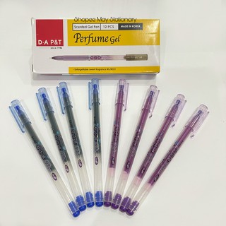 Hộp 12 bút mực nước/ bút kim Perfume gel DongA Hàn Quốc, 12 Perfume scented gel pens