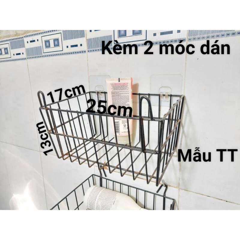 Rổ sắt treo tường