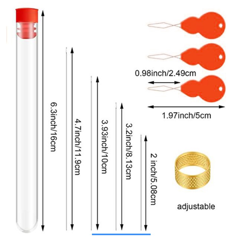 Set 65 Cuộn Chỉ Thêu 4 Kích Cỡ