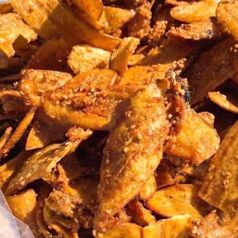 Chuối  Sấy Mè Gừng Giòn Tan