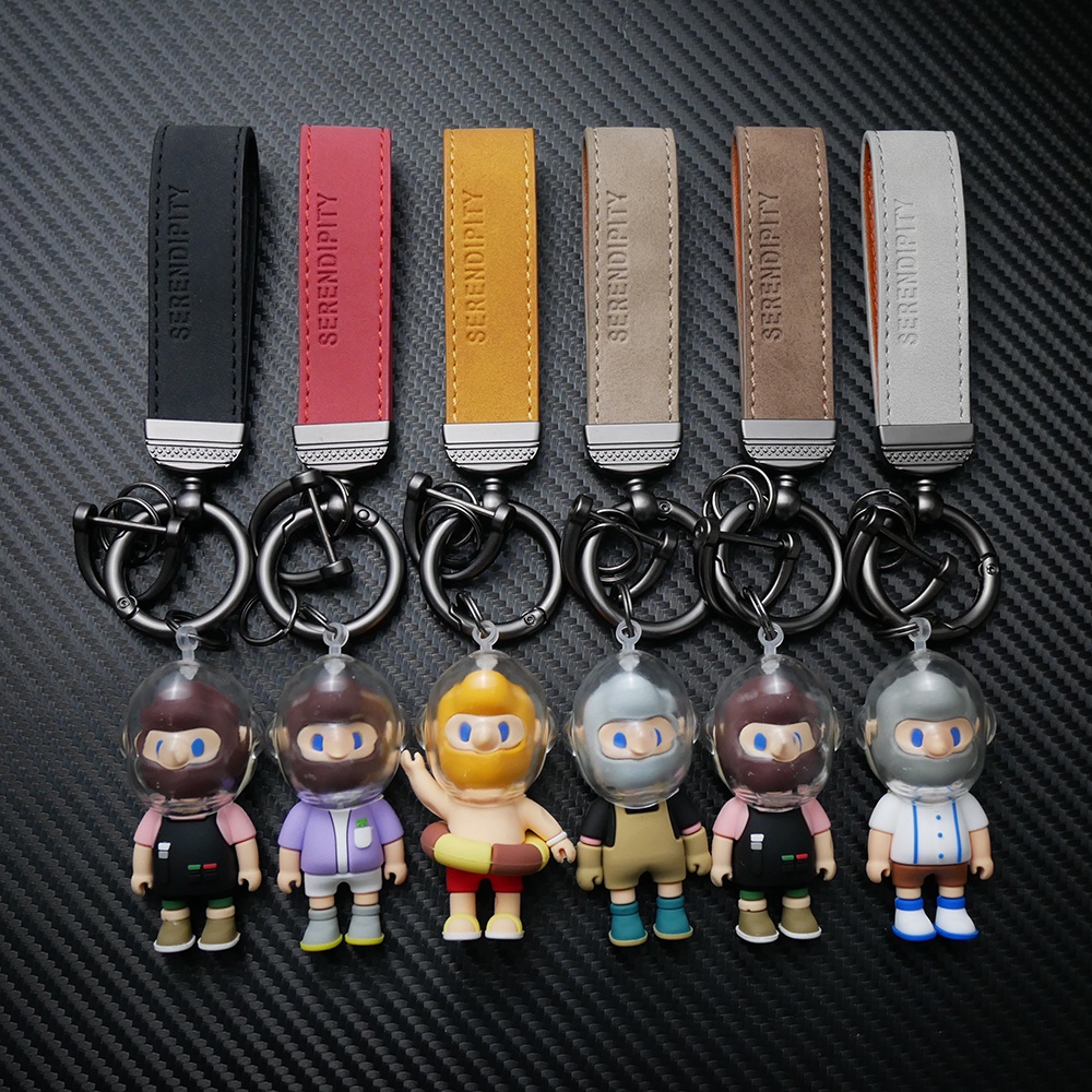 Bob-x Móc Chìa Khóa Xe Hơi / Túi Xách Bằng Da Sáng Tạo Cá Tính