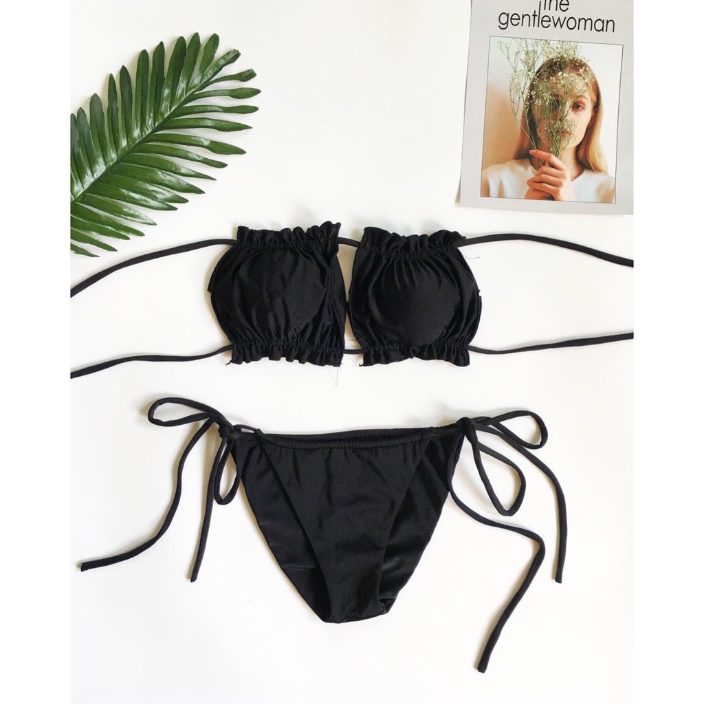 Bikini cúp ngang viền bèo | BigBuy360 - bigbuy360.vn