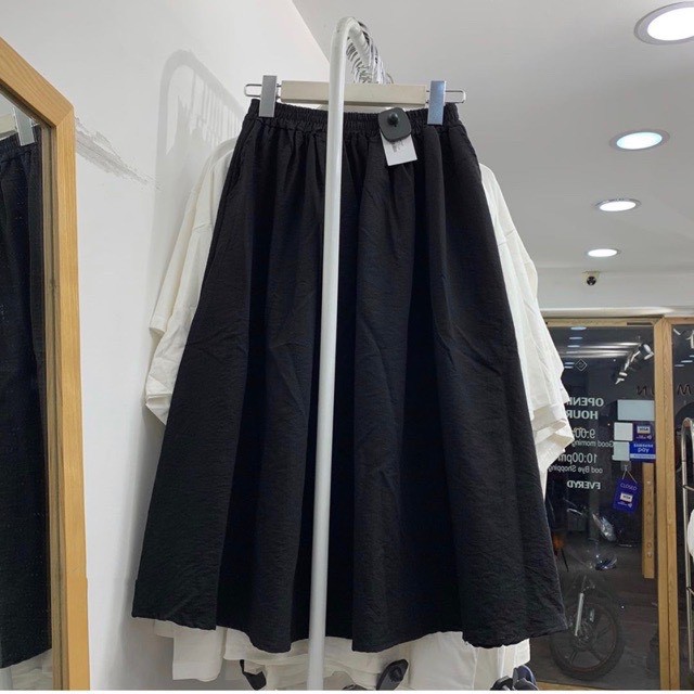 Chân váy đũi dài style Hàn Quốc Chân váy dài vintage Quảng Châu Đầm nữ CV04 | WebRaoVat - webraovat.net.vn