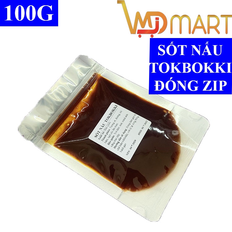 Sốt nấu tokbokki Hàn quốc vị cay ngọt và mặn nhẹ gói 100g