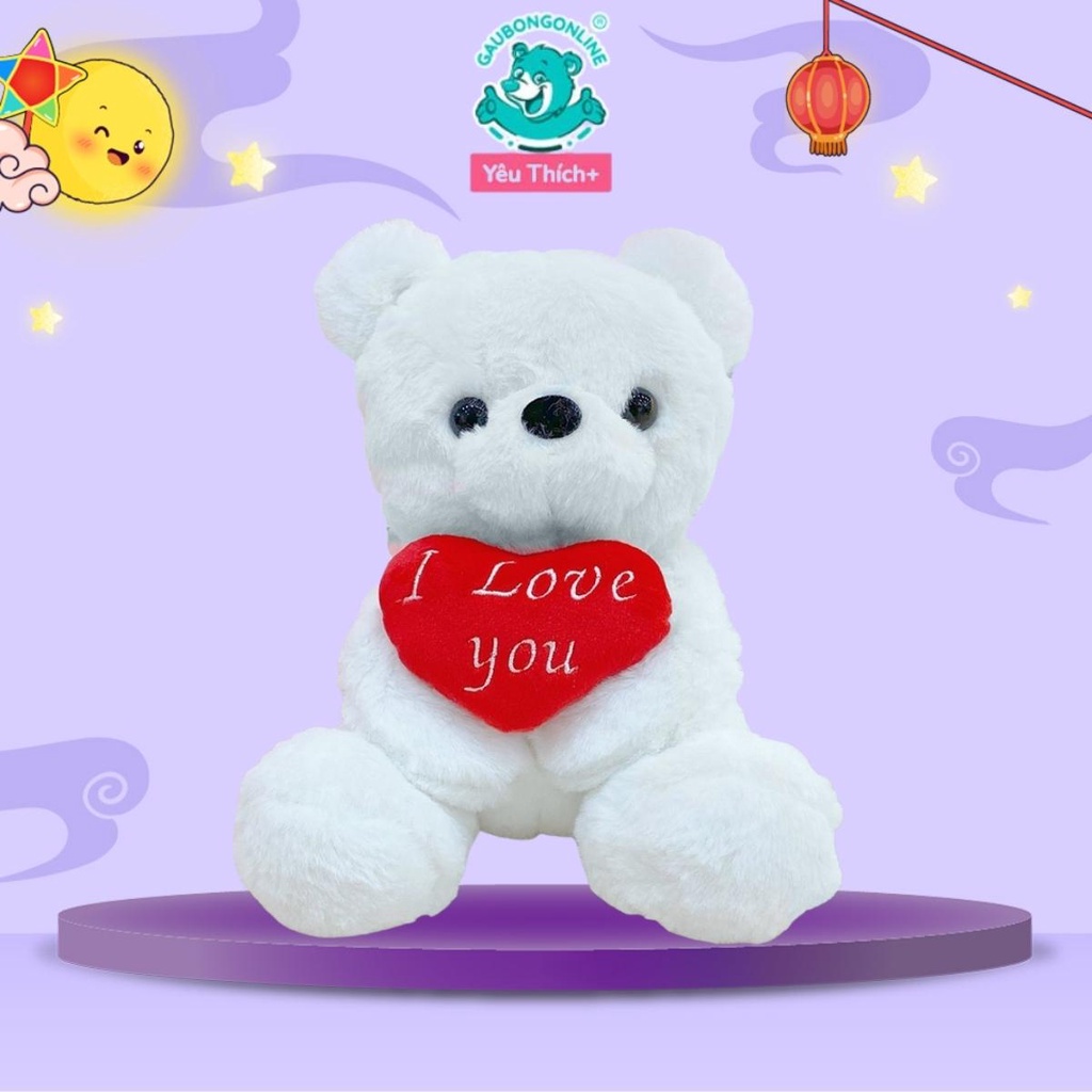 Gấu Bông Ôm Tim I Love You Cao Cấp Gấu Bông Online