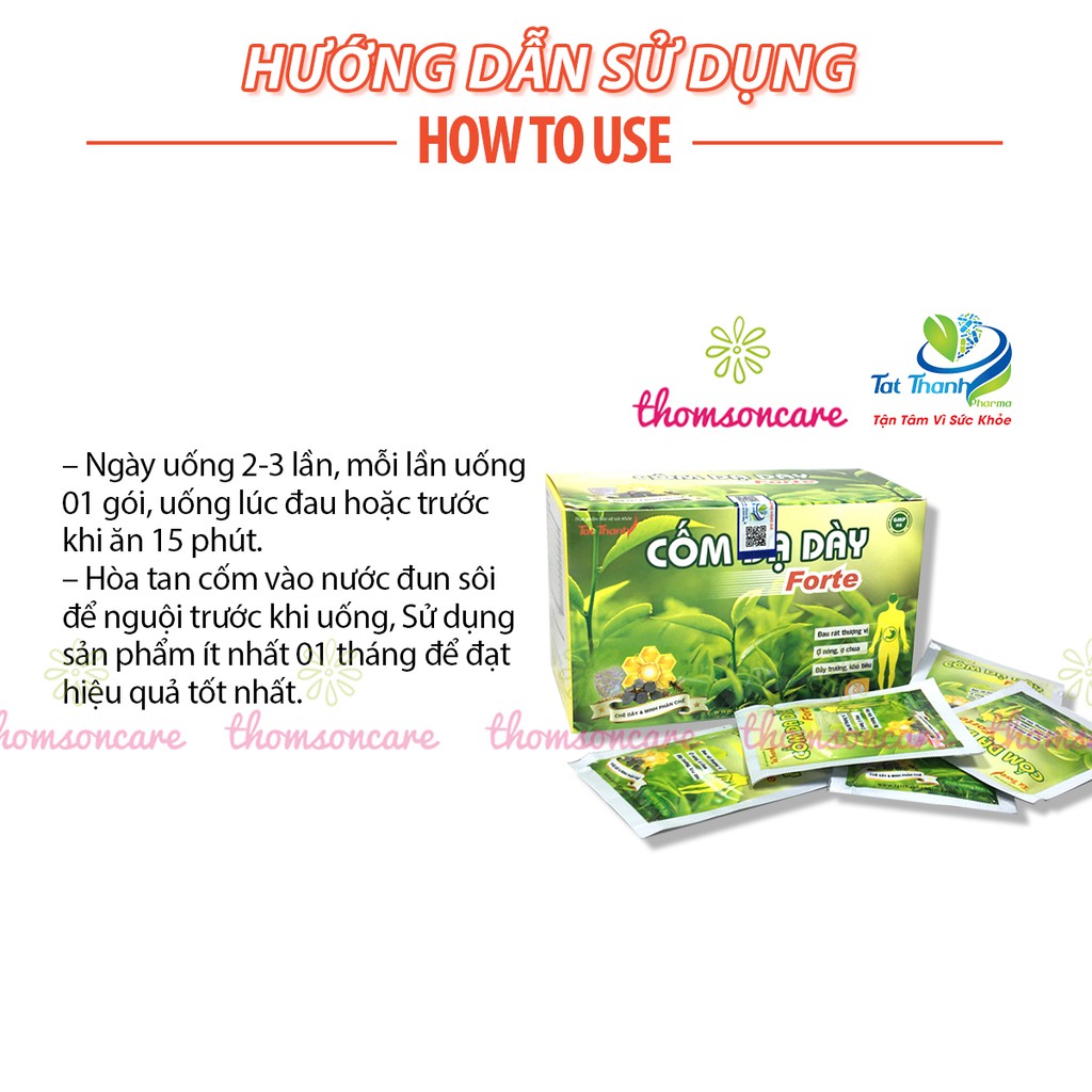 Cốm dạ dày - hỗ trợ giảm đau dạ dày, trào ngược, trung hòa dịch vị từ chè dây, nghệ đen và thảo dược