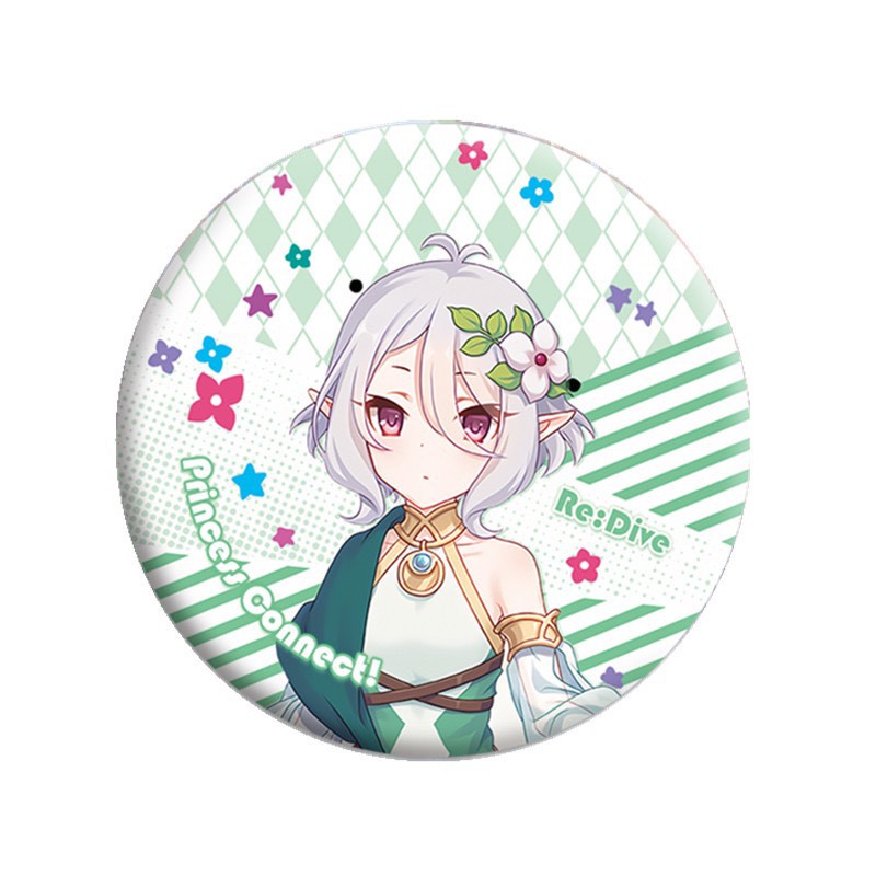 Huy hiệu cài áo IN HÌNH Princess Connect! Re:Dive game chibi dễ thương tiện lợi