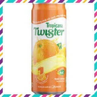 Nước giải khát Cam ép Twister-Pepsico lon 330ml