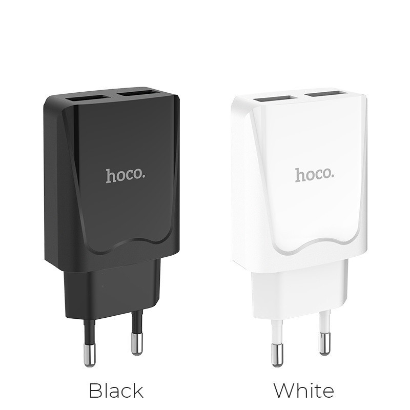 Củ Sạc Hoco C52/C52A💝CAO CẤP💝Cốc Sạc Nhanh 2 Cổng USB Ổn Định Điện Áp - Bảo Hành Chính Hãng 12T