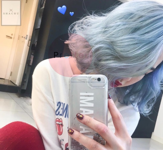 Kem Nhuộm Tóc Màu BABY BLUE - XANH PASTEL