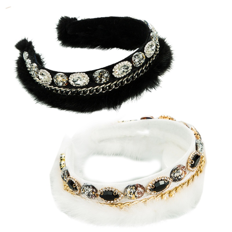 Băng Đô Nhung Phong Cách Baroque Cho Nữ