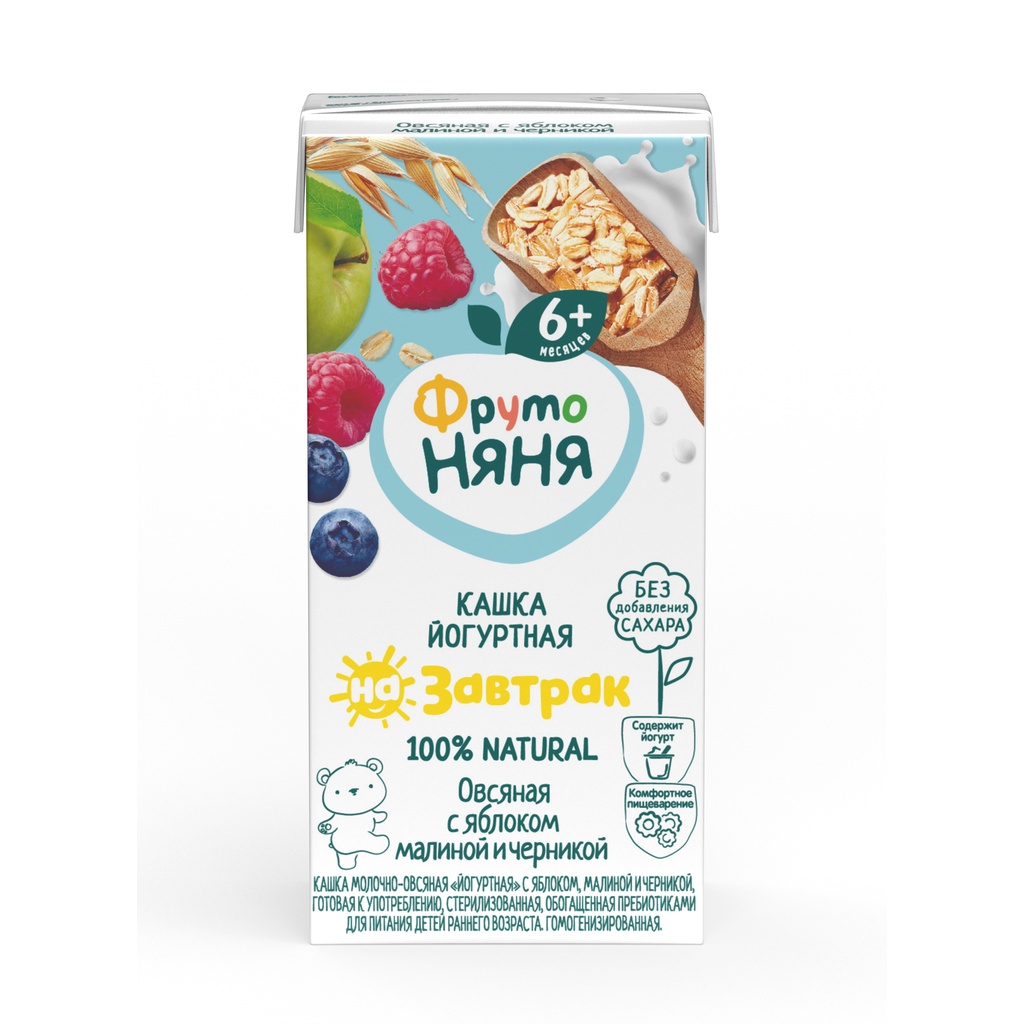 Sữa chua ngũ cốc vị hoa quả Fruto Nyanya 200ml