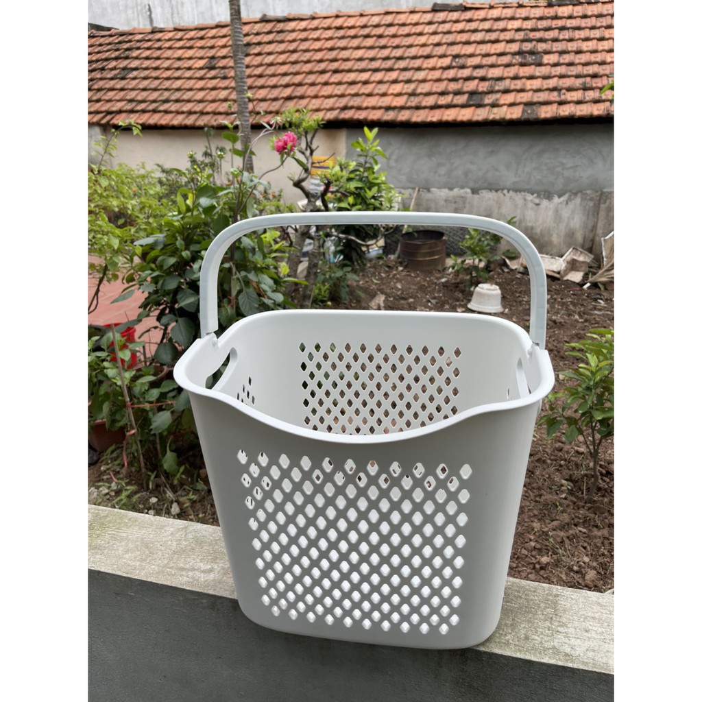Rổ đựng quần áo có tay sách,quai cầm,sọt nhựa việt nhật,siêu xinh,dày dặn,tiện lợi