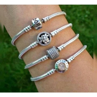 Vòng tay bạc mềm Pandora Moments & Charm Pandora chính hãng