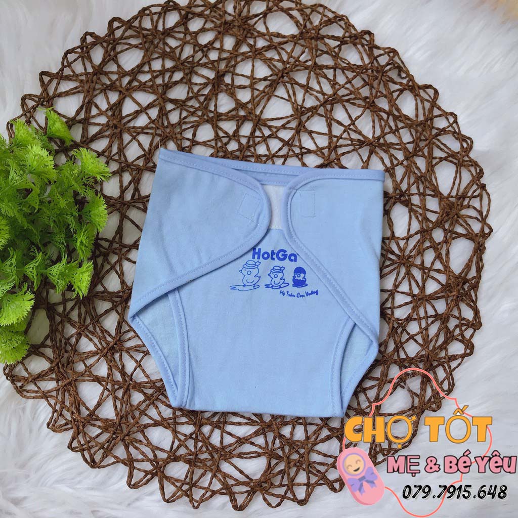 Combo 10 Tã Vải Cho Trẻ Sơ Sinh Cao Cấp Hotga Loại Màu Chất 100% Cotton Mềm (3-12kg)