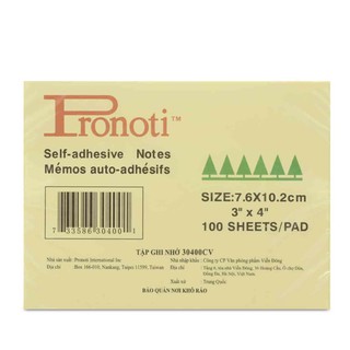Giấy Note Pronoti 3x4