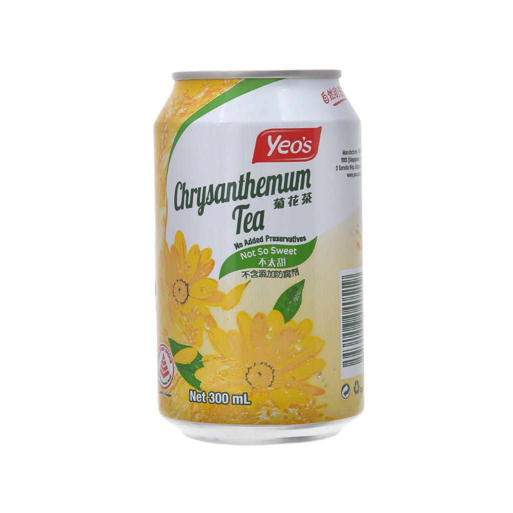 Trà Hoa cúc Yeo's 300ml lốc 6 lon