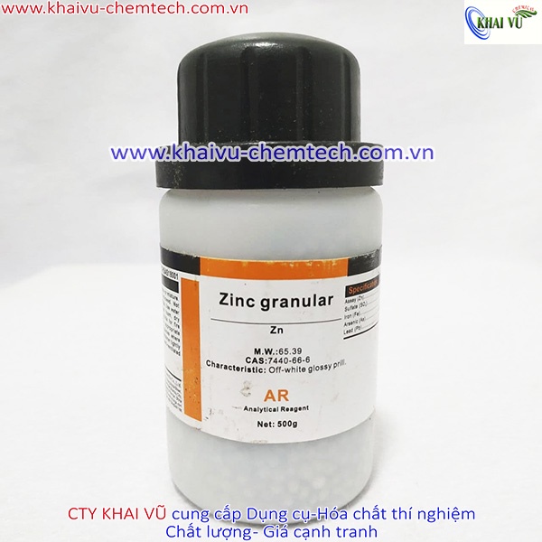 Kẽm hạt Zinc granular Xilong lọ 500g 7440-66-6 TINH KHIẾT