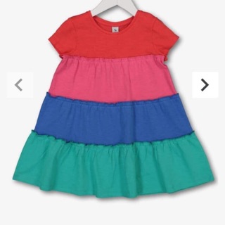 Váy cotton tu cầu vồng 12-18