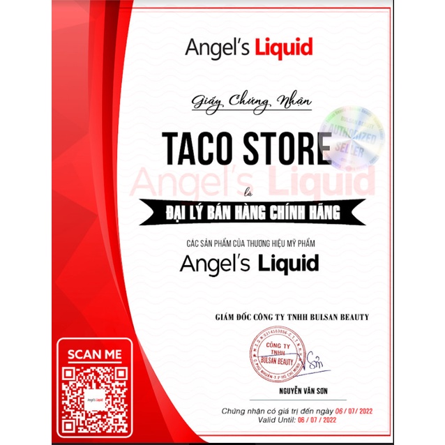 Nước Thần Trắng Da Angel's Liquid Glutathione Plus Niacinamide 7day Whitening Program 150ml