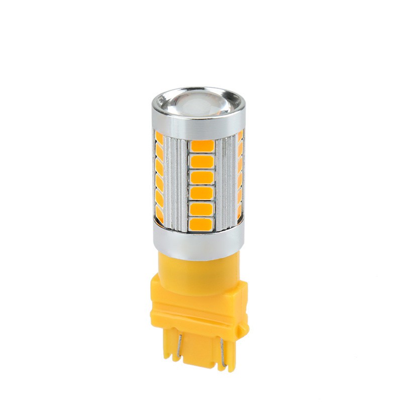 Bóng Led T25 3156 Và T25 3157 33SMD Lắp Đèn Xi Nhan, Báo Rẽ, Đèn Lùi Ô Tô Chip 5630