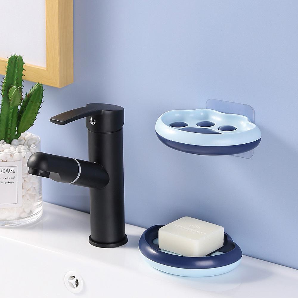 Khay Đựng Xà Phòng Gắn Tường Tự Dính Thiết Kế Dễ Thương Tiện Dụng