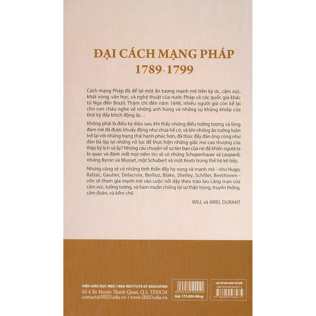 Sách - Lịch Sử Văn Minh Thế Giới - Phần XI - Văn Minh Thời Đại Napoléon - Tập 1: Đại Cách Mạng Pháp | BigBuy360 - bigbuy360.vn