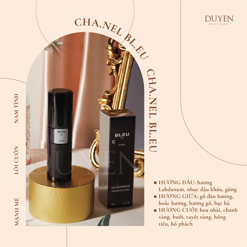 Nước Hoa mini 20ml CHANEL BLEU (Nam) | Thế Giới Skin Care