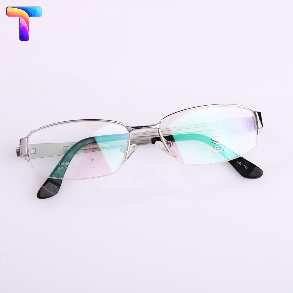 Gọng kính nam nữ Titanium nữa vành TD0042