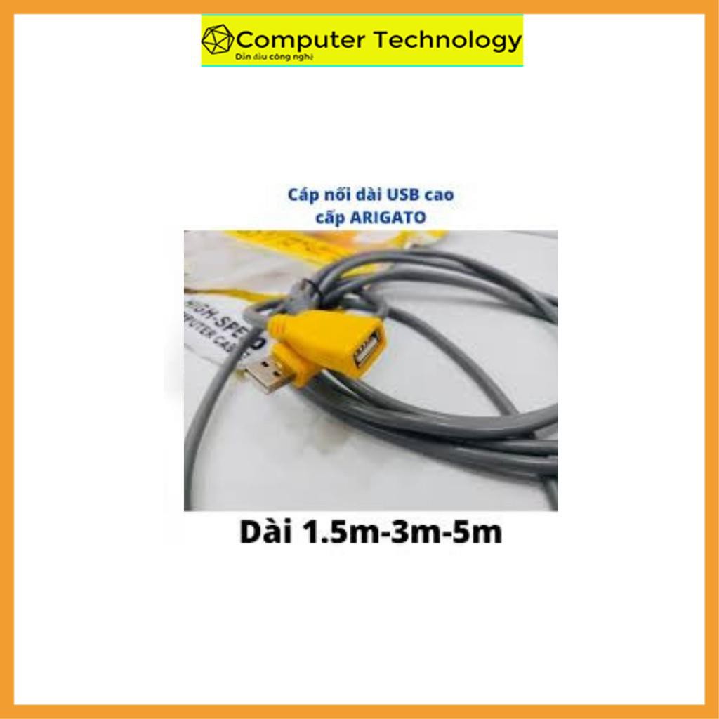 Dây cáp nối dài usb 1.5m, 3m, 5m, 10m ARIGATO chuẩn 2.0 hàng chính hãng