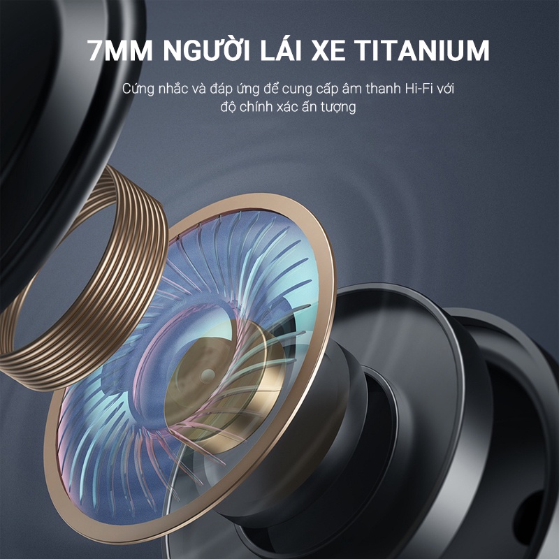Tai Nghe bluetooth AUKEY EP-T31 TWS Chống Ồn USB-C Sạc không dây 30H IPX5 10-15M