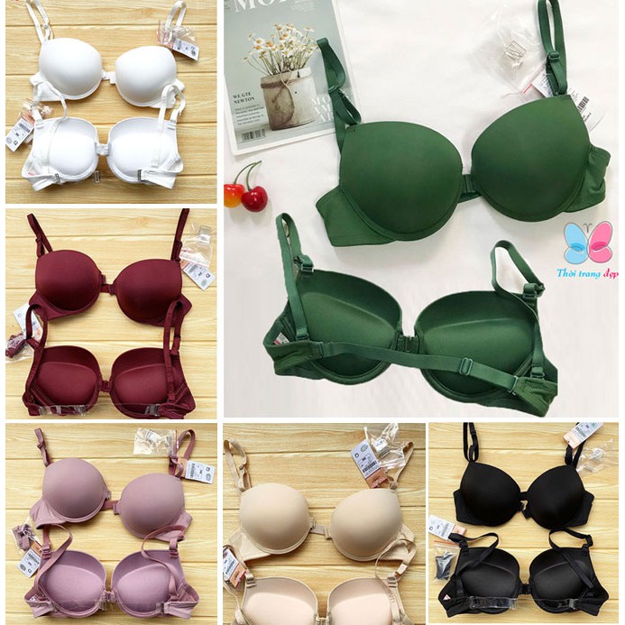ÁO LÓT LOVELY TRƠN CÀI TRƯỚC SIÊU NÂNG ĐẨY KÈM DÂY LƯNG TRONG - AL443