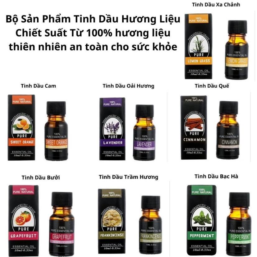 [Xả hàng nghỉ tết] Lọ 10ml Tinh Dầu Thiên Nhiên Nguyên Chất Nhiều Mùi Thơm Phòng Giúp Bạn Thư Giãn Sảng Khoái Mỗi Ngày