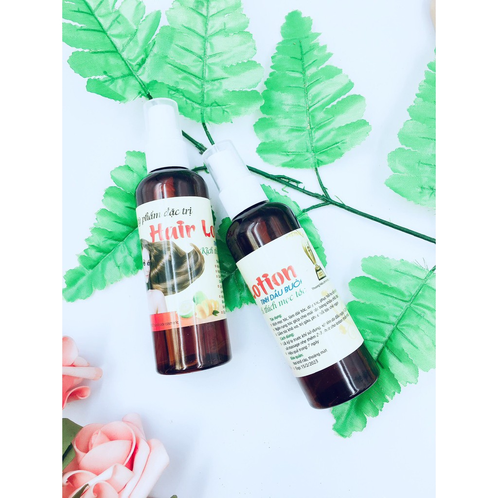 ( CHÍNH HÃNG ) Bộ 2 sp (TINH DẦU BƯỞI + DẦU GỘI BƯỞI) Kích mọc tóc dày, dài, ngăn rụng tóc, hói đầu, khô xơ, | BigBuy360 - bigbuy360.vn