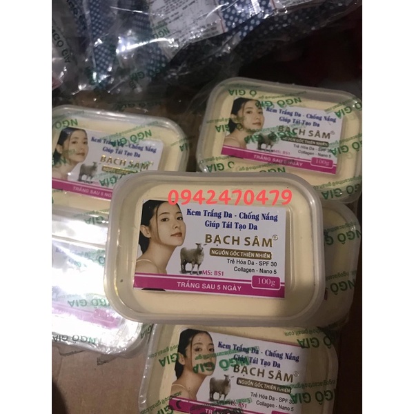bạch sâm hộp 100gr