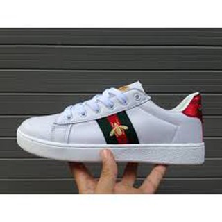 Giày adidas Cucci trắng gót đỏ ngọc trai