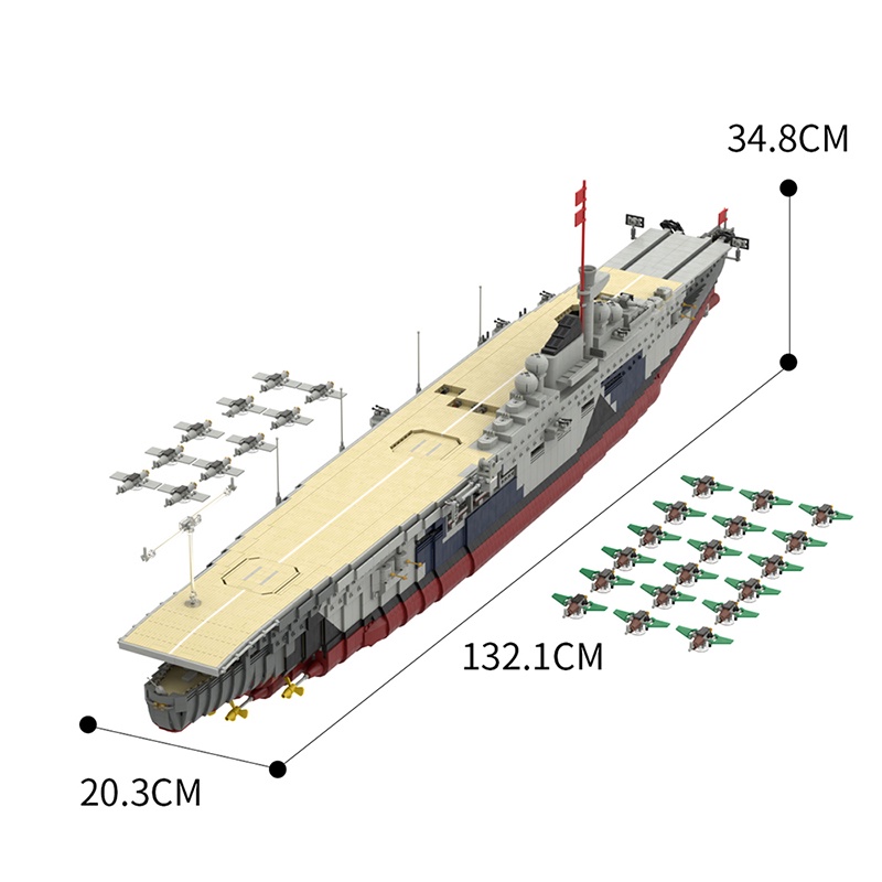 Đồ chơi trẻ em cho bé figure mô hình lego lắp ráp trưng bày deocor thông minh cao cấp giá rẻ tàu sân bay uss rippelin 1b