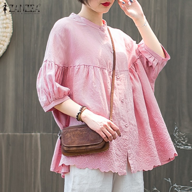 Áo ZANZEA Tay Lửng Thời Trang Cho Nữ | BigBuy360 - bigbuy360.vn