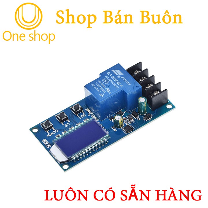 Mạch Sạc Acquy Tự Ngắt Bảo Vệ Quá Tải Hẹn Giờ Sạc XY-L30A 6VDC-60VDC 30A