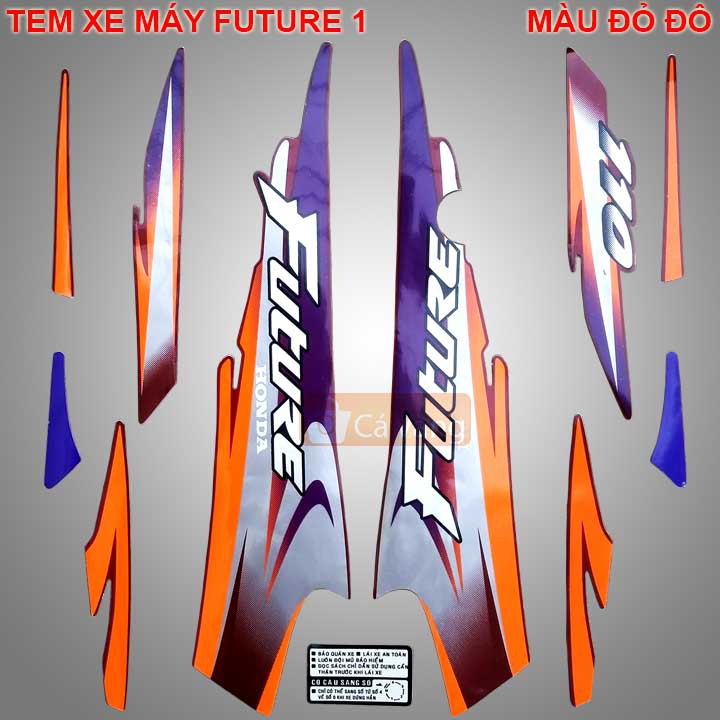 Tem xe Future, Decal xe Future 1 3 lớp, TEM Như XỊN dán dàn áo xe máy XÁM GHI