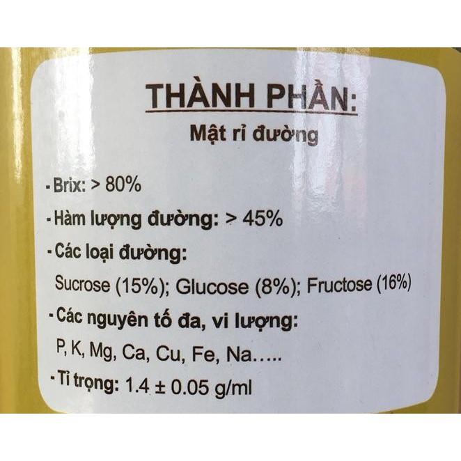 rỉ đường SFAM chai 1 lít