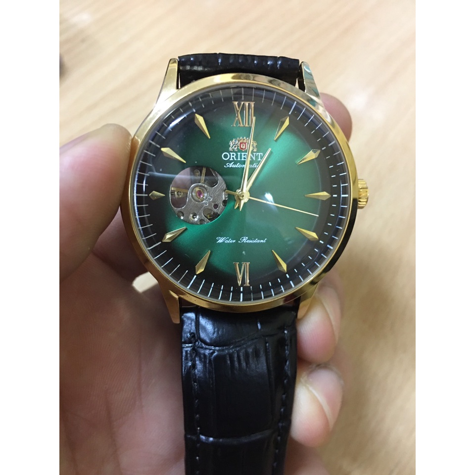 Đồng hồ nam Orient mặt xanh Máy cơ Automatic - Bảo hành 12 tháng