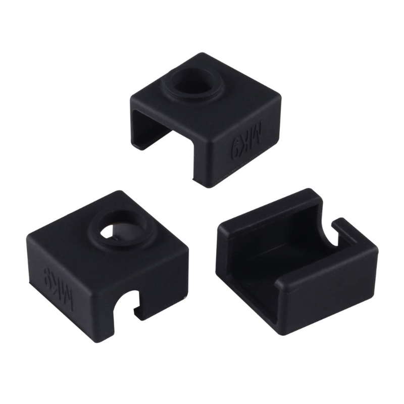 Set 4 Khối Nhiệt Silicone MK8 Chuyên Dụng Cho Máy In 3D Ender 3