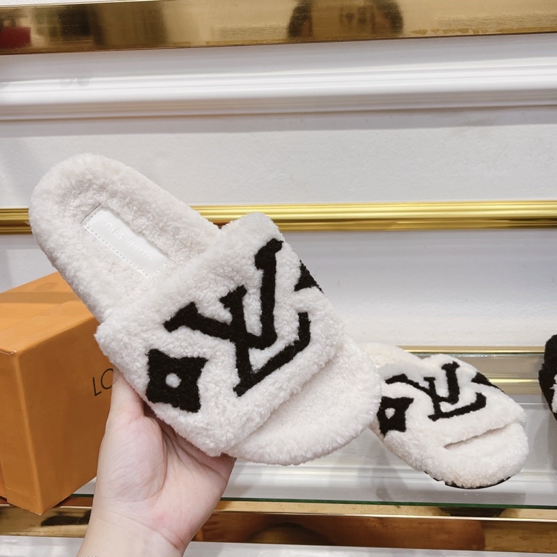 Dép spsl lông quai ngang vip fullbox