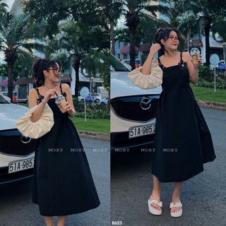 SP008623-2-Đầm dây đính hoa