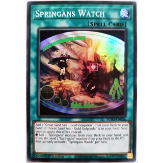 [Thẻ Yugioh] Springans Watch |EN| Super Rare